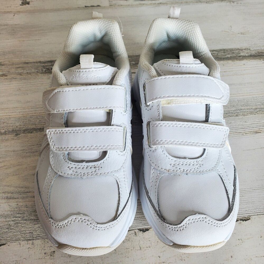 Stride Rite Cooper 2.0 H&L Casual Comfort White Shoes Toddler Boys Size 12M - Picture 7 of 11
